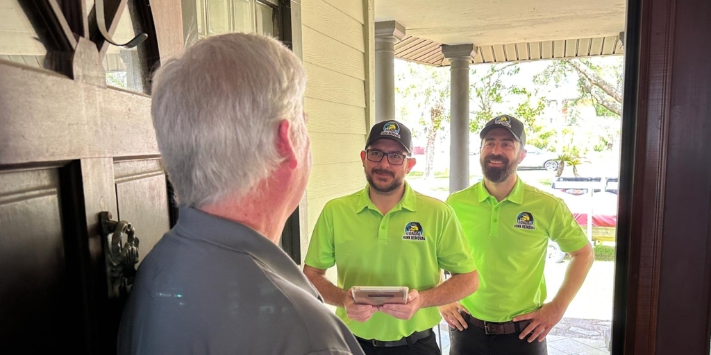 Toadal Junk Experts At Clients Doorstep