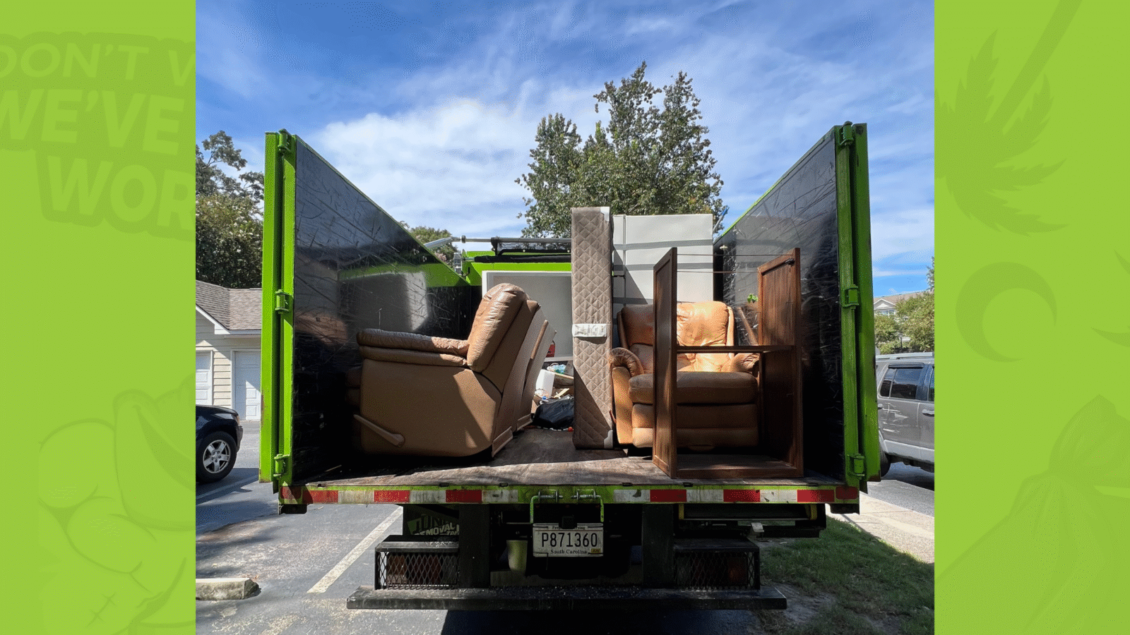 Toadal Junk Removal Truck Loaded